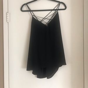 Spaghetti strap tank top. Express